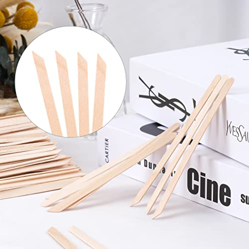 MMonDod 1200 Pcs Wooden Wax Spatulas, Small Waxing Applicator Sticks | Smooth wooden wax applicator sticks for eyebrow waxing, facial hair removal, salon use, DIY beauty care, and precise wax work