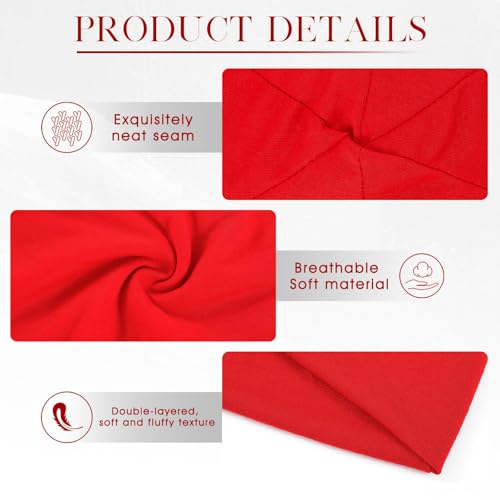 Bohend Bohemian Beanie Hats Headwear Cap Stretch Non Slip Bandanas Sleep Turbans Hats for Women Men Close top Head Covering - style: Pure Color Style