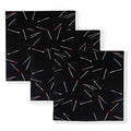 Cotton Bandanas for Men & Women Paisley Cowboy Bandana Handkerchiefs for Hair 22x22 - color: 3pcs Firewood Stick Pattern-1