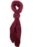 Humble Hilo Womens Woven Bohemian Style Gauze Scarf,Shawl, Head Wrap Fringed Edge Lightweight, Long Folds Small - color: Burgundy