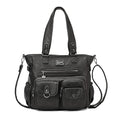KL928 Large Purses for Women Shoulder Bag Tote Handbags Stylish Vegan Leather Hobo Bags Ladies, A-Black-4 | Large - color: 01-charcoal Gray