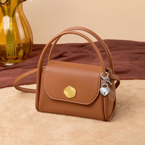 Gold Heart-Shaped Chain Pendant, Bag Charms for Handbags Fashion Accessories for Women - color: Gold&silver
