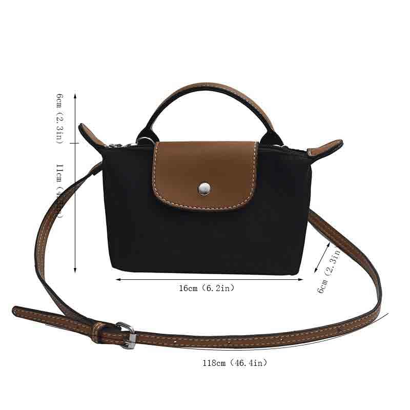 Fashionable and versatile handbag for women, mini shoulder bag, crossbody bag, coin purse, mobile phone bag - color: Black