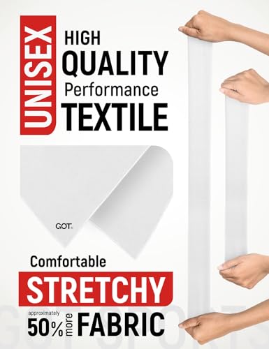 GOT Sports UPF 50+ Cooling Bandana for Men & Women - Thermoregulation, Moisture-Wicking, Sun Protection Bandana Neck Wraps - color: White