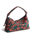 Vera Bradley Women's Premium Cotton Roxbury Crescent Shoulder Bag - color: Victorian Vines