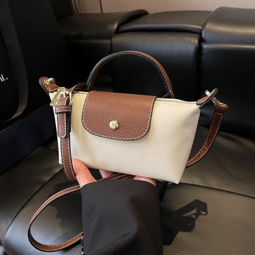Dreubea Womens Chic Mini Bag Convertible Crossbody & Top-Handle Handbag for Everyday Elegance - color: Cream