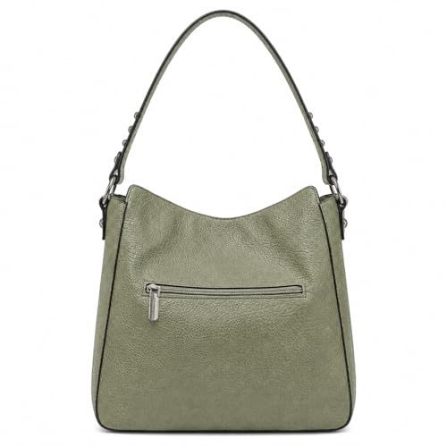 Montana West Hobo Bag for Women Crossbody Purse and Handbags Ladies Chic Shoulder Bags - color: Mint Green