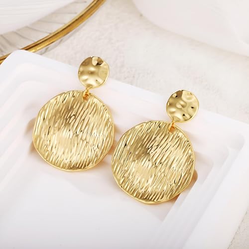 Gold/Silver Shell Dangle Earrings for Women Seashell Drop Dangle Earrings Ocean Beach Earrings Summer Jewelry - color: F