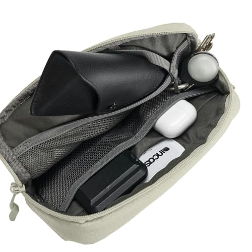 Incase Crosstown Sling - Compact, Durable and Lightweight, Crossbody & Hip Carry, Faux Fur Device Pocket, Easy Access Pockets - color: Limestone