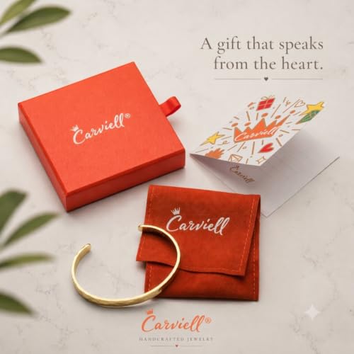 Carviell Bracelet - Gifts for Women – Inspirational, Friendship, Love, Mom, Daughter, Sister, Christian, Graduation, Memorial & Wedding Gifts – 100+ Phrases – Stainless Steel, Gift-Ready - style: MOM's Gift - All that I am, I owe to you.