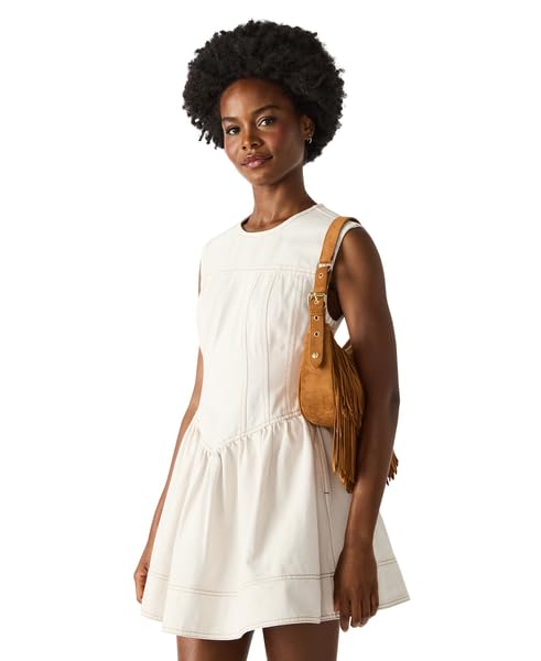 Madden Girl AINDIGOF Suede Fringe Shoulder Bag, Cognac