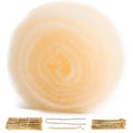 YGQQOY Hair Filler for Updo, Hair Padding, Hair Sponge for Updo, Hair Bumps for Volume Insert, Blonde - color: Blonde