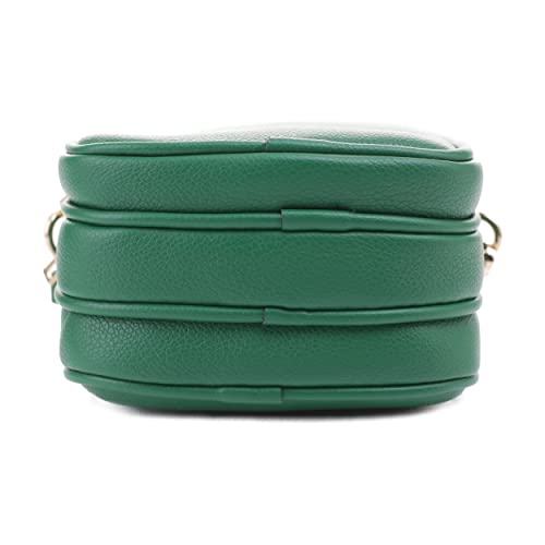 Mali+Lili, Josie Triple Zip Crossbody Bag - color: Kelly Green