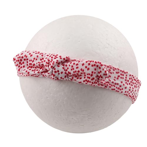 Baby Headbands Soft Stretchy Baby Girl Bows Newborn Infant Toddler Headwrap Hair Accessories - color: Red