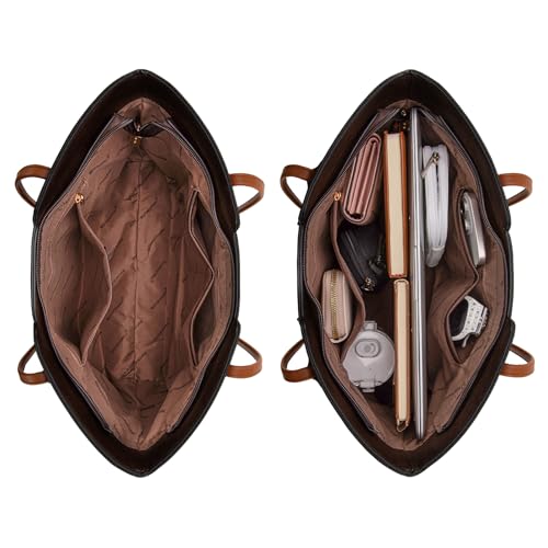 Montana West Tote Bags for Women Top Handle Satchel Purses - color: Dark Coffee