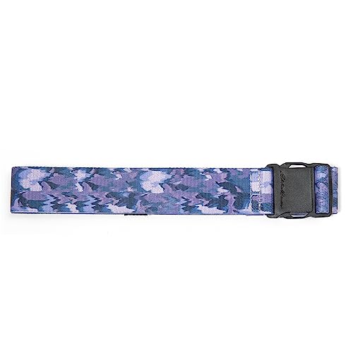 Eddie Bauer Women's Active Stretch Webbing Trail Belt With Quick Release Buckle, One Size Fits Most - color: Purple Graphic