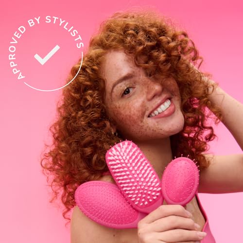 Wet Brush Speed Dry Hair Brush, Black Frost - Vented Design & Soft HeatFlex Bristles Are Blow Dry Safe - Ergonomic Handle Manages Tangles - Pain-Free Hair Accessories - color: Frost Black, size: 1 Count (Pack of 1)