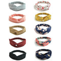 DRESHOW 10 Pack Boho Headbands for Women Girls Criss Cross Elastic Hair Band Twisted Head Wrap - color: 10 Pack C: Flower Printed Series Xib