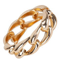 SPUNKYsoul Chain Link Buckle With Rhinestones Cuff Bracelet in Gold, Silver Rose Gold and Gun Metal for Women - style: "Athena" Chunky Gold