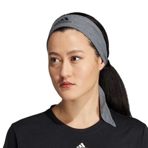 adidas Alphaskin Tie Headband - color: Tie/Plus/Heather Grey/Black