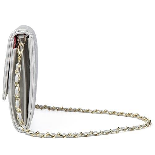 Small Cross Body Purses Sling Crossbody Bags for Women, Shoulder Bag Tote Purse Cross Body Bag Phone Bags - color: C Silver