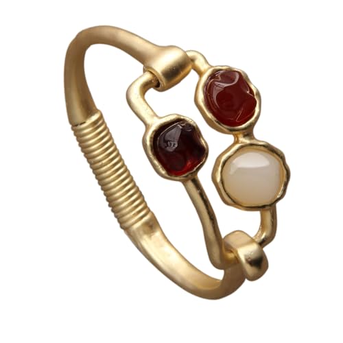Chunky Gold Bracelet Trendy Gold Cuff Bracelets for Women Statement Silver Arm Cuffs Bangles Arm Punk Jewelry Accessories - style: Gold Bangle Cuff