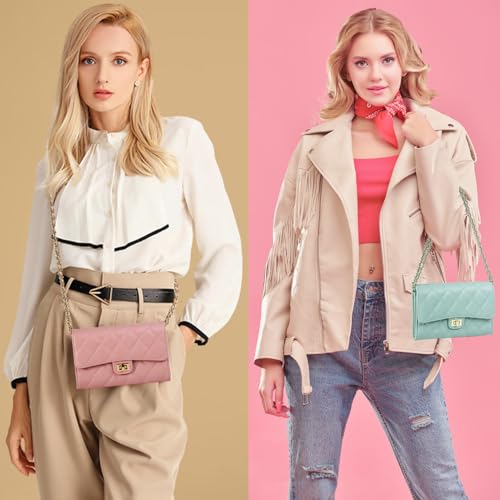 Small Cross Body Purses Sling Crossbody Bags for Women, Shoulder Bag Tote Purse Cross Body Bag Phone Bags - color: F Pink