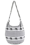 Your Cozy Hobo Sling Bags For Women Crossbody Bag Thai Top Handmade Shoulder Bag with Adjustable Strap - color: Tribe-14