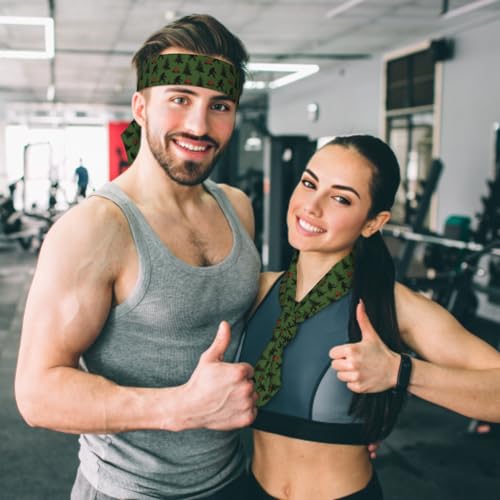 Sports Tie Headband Bandana Running Athletic Sweat Band Elastic Adjustable Sport Head Tie for Men Women Head Ties Ninja Tie Headbands Tennis Sweatbands Soccer Basketball Teams Running Head Band - color: Funny savage