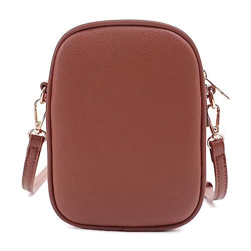 Mali+Lili, Josie Triple Zip Crossbody Bag - color: Brown