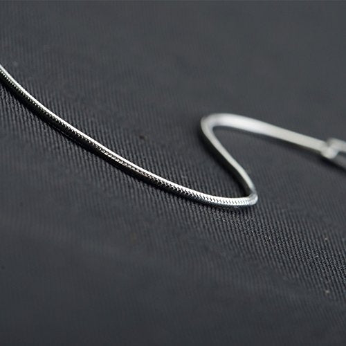 LUHE Silver Chain Sterling Silver Snake Chain Necklace 1MM Italian Crafted Thin Chains Lightweight Strong Chains - Lobster Claw Clasp Gifts for Women 14-30 inchs - size: 1mm snake chain 16in
