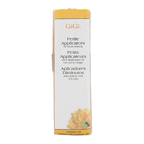 GiGi Wax Sticks for Hair Removal – Petite, Wax Applicator Sticks, Wooden Waxing Stick for Eyebrow, Chin & Facial Waxing, 100 ct - color: Standard, size: 100 Count (Pack of 1)