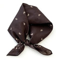 21 x 21 Inch Cotton Bandana for Women and Men,Soft Breathable Head Scarf, Multi-purpose Headband, Hair Scarf - color: Comma Waistband Coffee-un13
