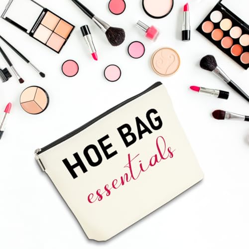 2 PCS Funny Gifts for Women Makeup Bag, Birthday Fun Hostess Gift for Women Girls Friends Cosmetic Bags Gag Gifts Girls Weekend Overnight Makeup Funny Travel Pouch, Black White - color: Multicolor 0080