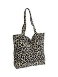 MakeMeChic Women's Leopard Tote Bag Cheetah Oversize Shoulder Bag Weekender Bag - color: Multicolor H
