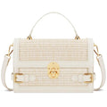 KKXIU Straw Purses for Women – Summer Beach Shoulder Purse & Clutch Handbag, Woven Crossbody Bags for Women - color: Beige