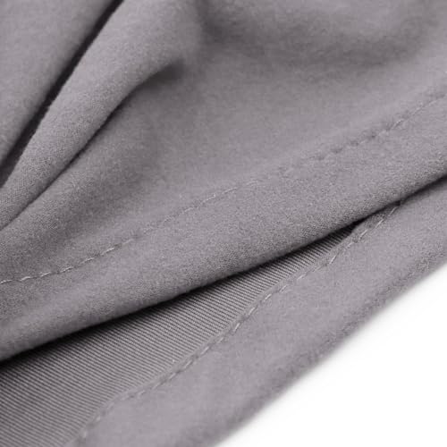 African Women Turban Caps Pre-Tied Twisted Turbans Head Scarf for Women Hair Wraps Cover Beanie Cancer Chemo Headwear - color: 1 Pack Flower: Grey