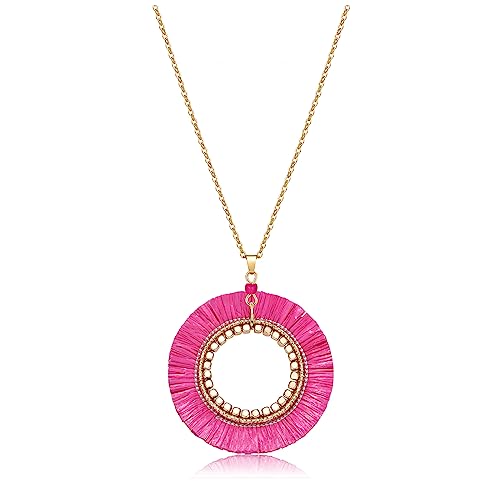 FAERLIIRY Long Tassel Pendant Y Necklace Hollow out Layered Rhombus Leaf Drop Necklace Lariat Chain Jewelry for Women