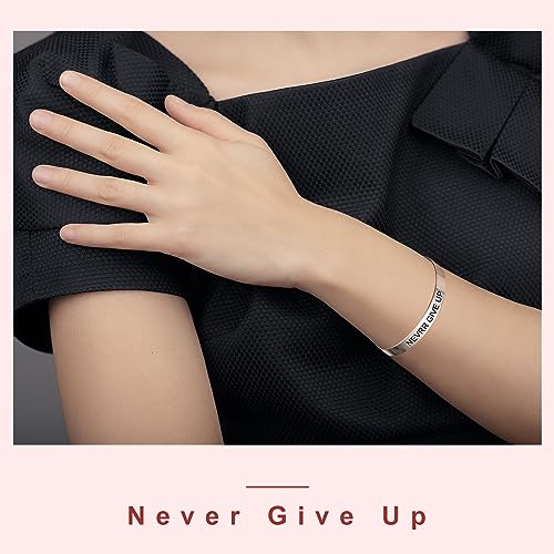 UXCELL Bracelet Blanks - 1/4 x 6inch, 16 Pcs Bangle & Cuff Blanks in Stainless Steel for DIY Bracelet Jewelry Making, 3 Colors