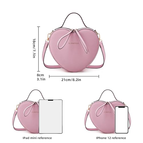 Crossbody Purse for Women Small Crossbody Bags Trendy Vegan Leather with Adjustable Shoulder Straps Gift for Mother Wife Mom - color: 669-pink
