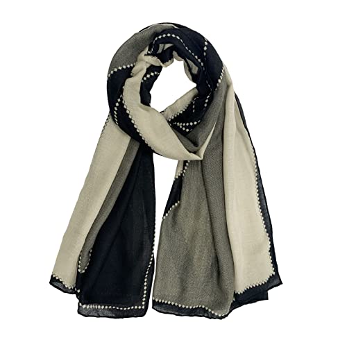 FINIZO Women's Fashion Scarves, Pashmina Wrap for All Season, Everyday Wear for Ladies, Solid Color Bridesmaid Gifts - color: 21