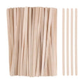 300pcs Wooden Coffee Stirrers,Eyebrow Wax Sticks,5.5inch Birchwood Wood Stir Stick, Wood Waxing Sticks Wax Spatula Applicator - size: 300pcs