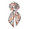 Hair Scarf for Women - 53"x5.3" Purse Scarf, Extra Long Satin Wrap, Versatile Belt & Boho Neck Accessory - color: Yellow Floral