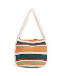 ENBEI Women's Crochet Tote Bag Knit Shoulder bag,Aesthetic Bag,Cute Eco-Friendly Tote for Travel,Daily Use,Gift Box Packaging - color: White-a