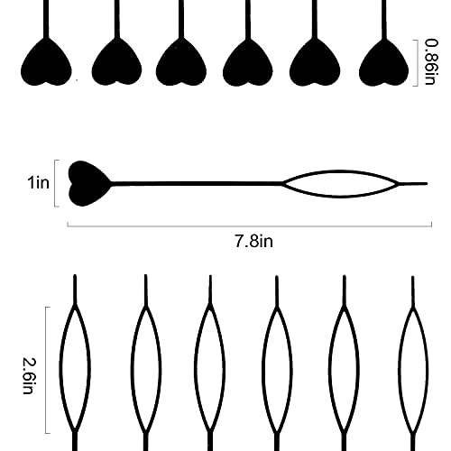 Hoyols 12pcs Quick Topsy Tail Hair Beader for Braiding Beads on Braids, Loop Threader and Braider for Kids Girls, Ponytail Hair Styling Maker Set of 12 - Black - color: 12pcs Black