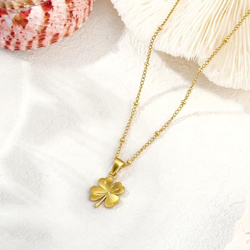 14K Gold Heart Necklace for Women Boho stainless steel waterproof Cute Dainty Love Pendant Necklaces for Women - color: Styie-9