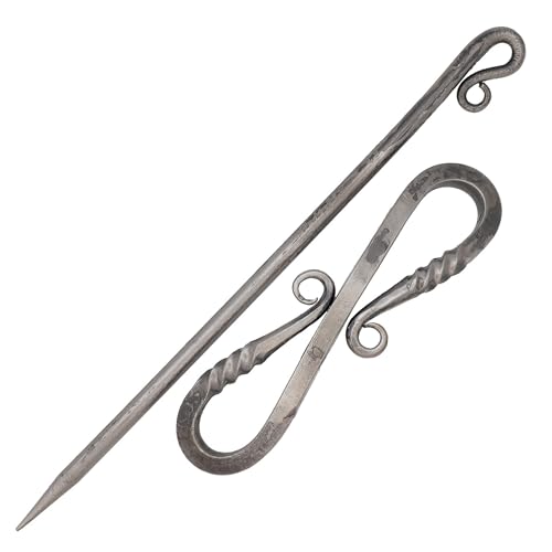 Armory Replicas™ Swaying Locks Forged Iron Hair Stick – Elegant Twisted Barrette Hair Pin for Women | Classic Infinity Design | Mother’s Day, Valentine's, Birthdays | - style: Design5