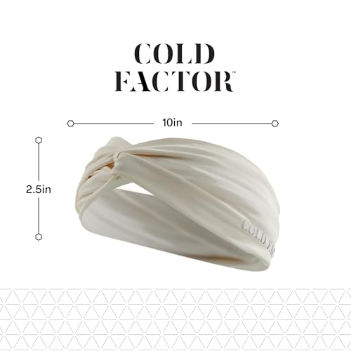 COLD FACTOR Cooling Headband for Women and Men – UPF 50+ Advanced Evaporative Comfort, Instant Cooling Sweatband for Outdoor Sports, Fitness, Yoga, Hiking, Running, and Workout - color: Twisted BombPop