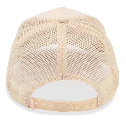 VINTAGE HAVANA Trucker Hats Women | Mesh Adjustable Snapback Hat | Men & Women Cute Trendy Fashion Baseball Cap - color: Bone