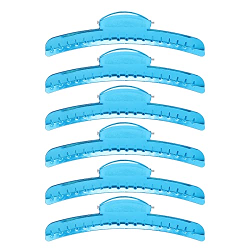 Finger Wave Clips, 12 PCS Metal Hair Clips, Aluminum Tip Top Wave Clips, Vintage Hairstyle Inspirations for the Classic Woman, Butterfly Blue